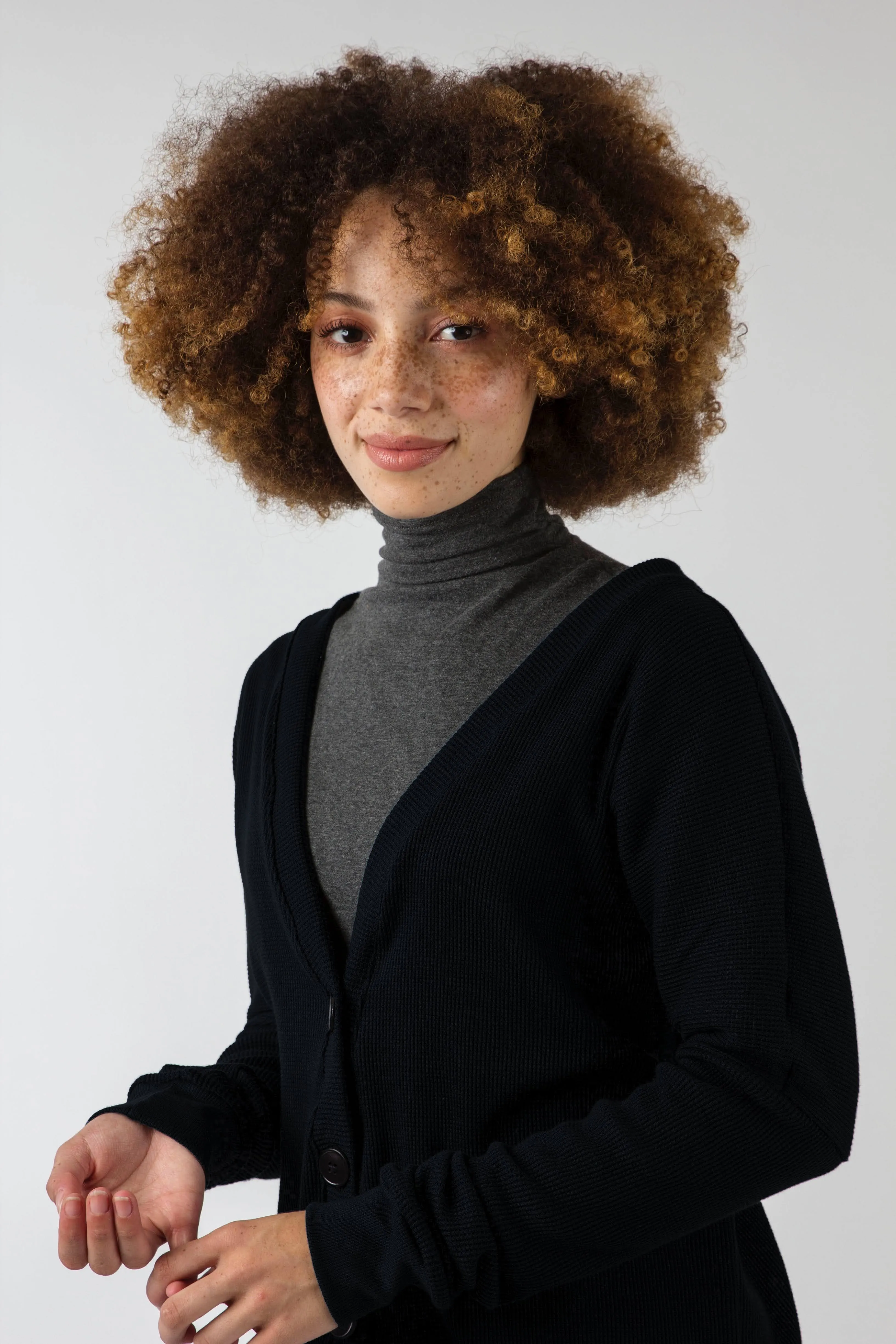 Waffle Cardigan - Various Colors