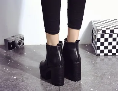 Waterproof Platform Plush Boots