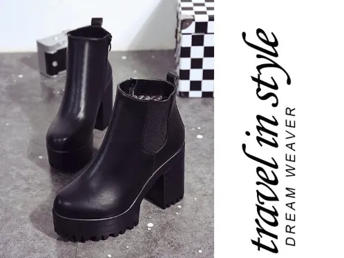 Waterproof Platform Plush Boots