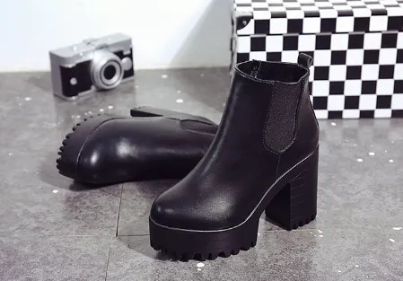 Waterproof Platform Plush Boots