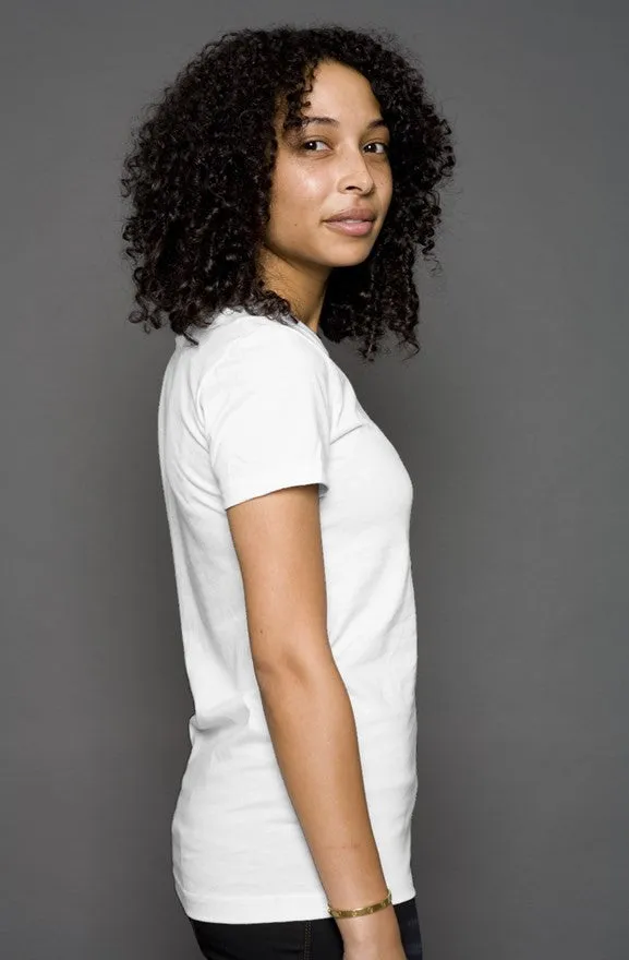 White T-Shirt With Pocket