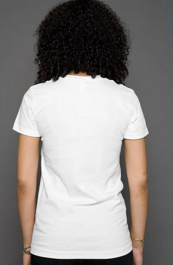 White T-Shirt With Pocket