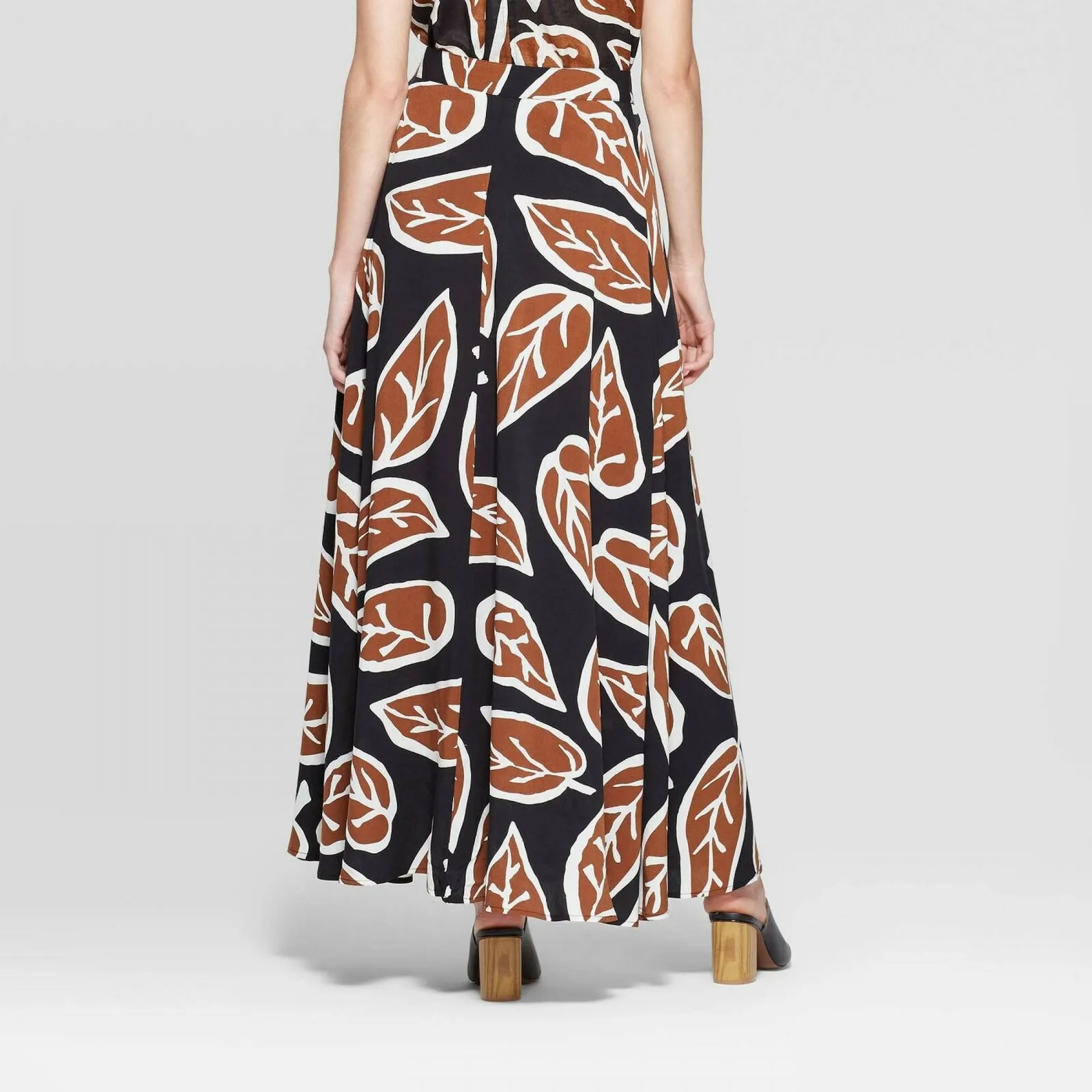 Who What Wear Women's High Slit A Line Maxi Skirt