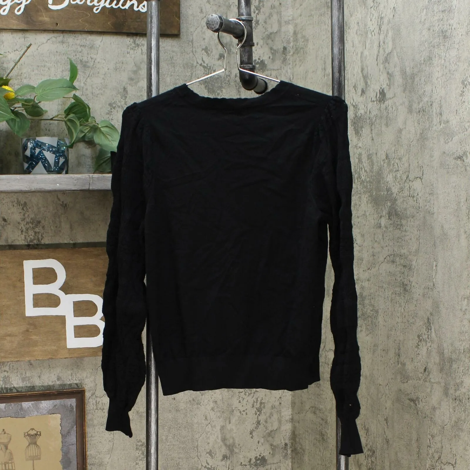 Who What Wear Women's Pointelle Crewneck Pullover Sweater
