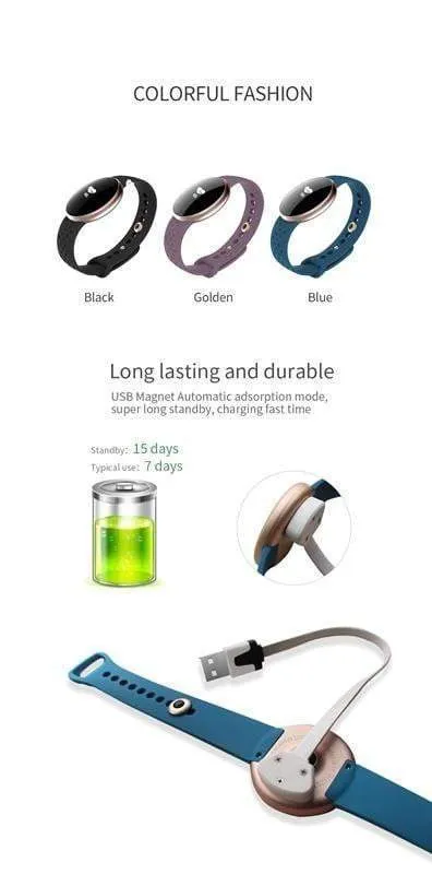 Women Smart Watch for Apple Android Phones