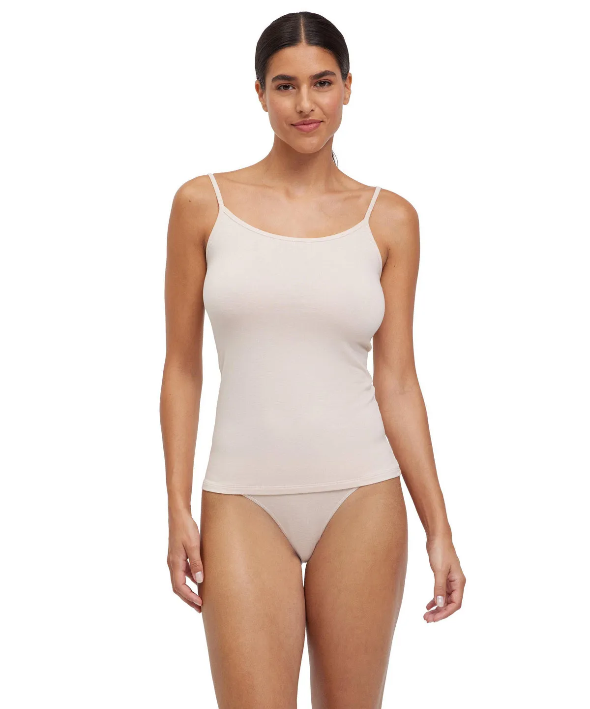 Women Top Round-Neck Daily Climate Control in Oatmeal