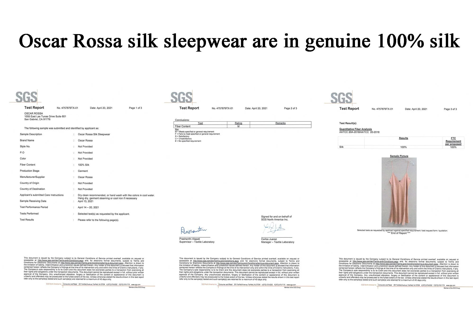 Women's 100% Silk Chemise with Sexy Front Slit