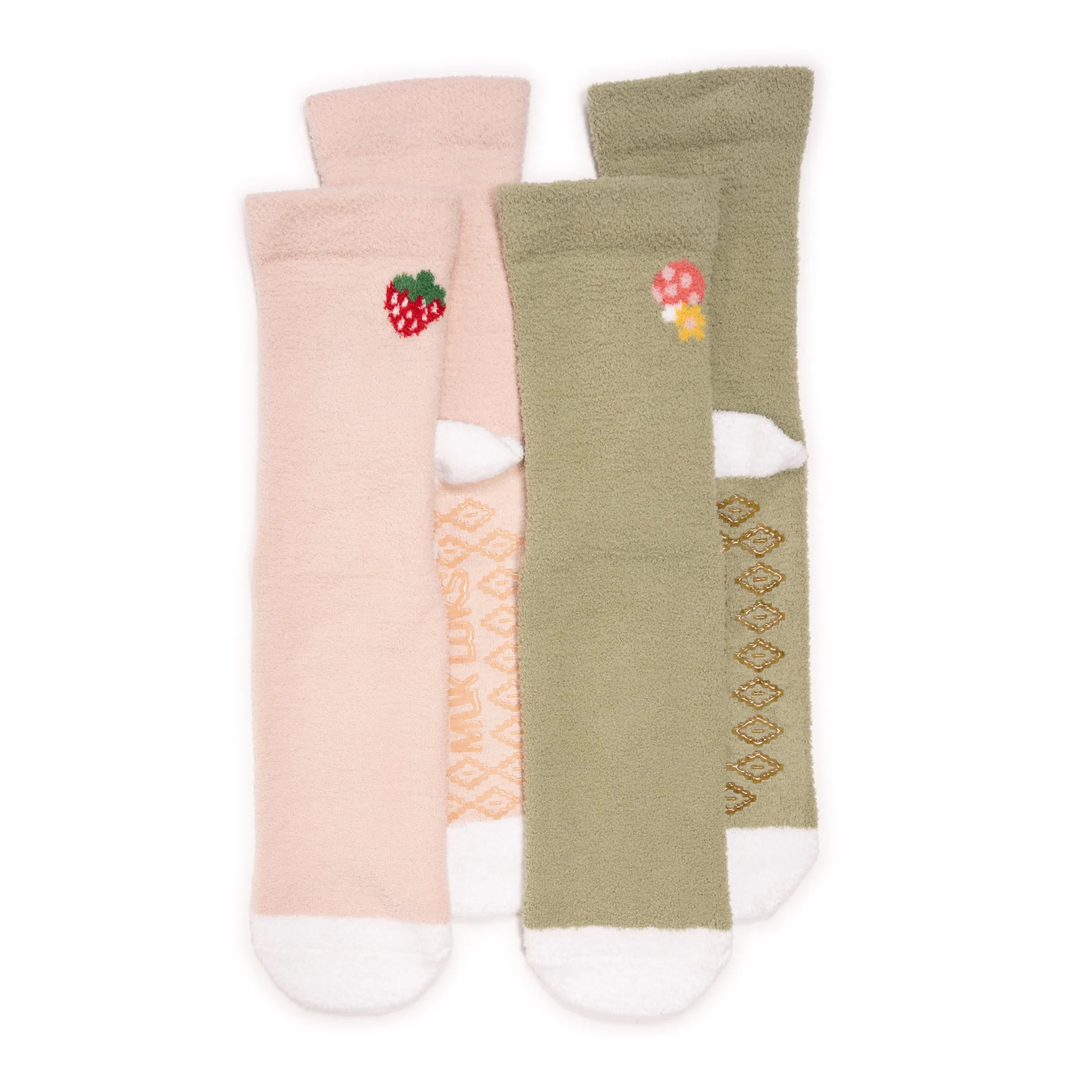 Women's 2 Pack Cozy Crew Compression with Gripper