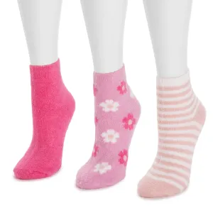 Women's 3 Pack Vitamin E Infused Crew Socks