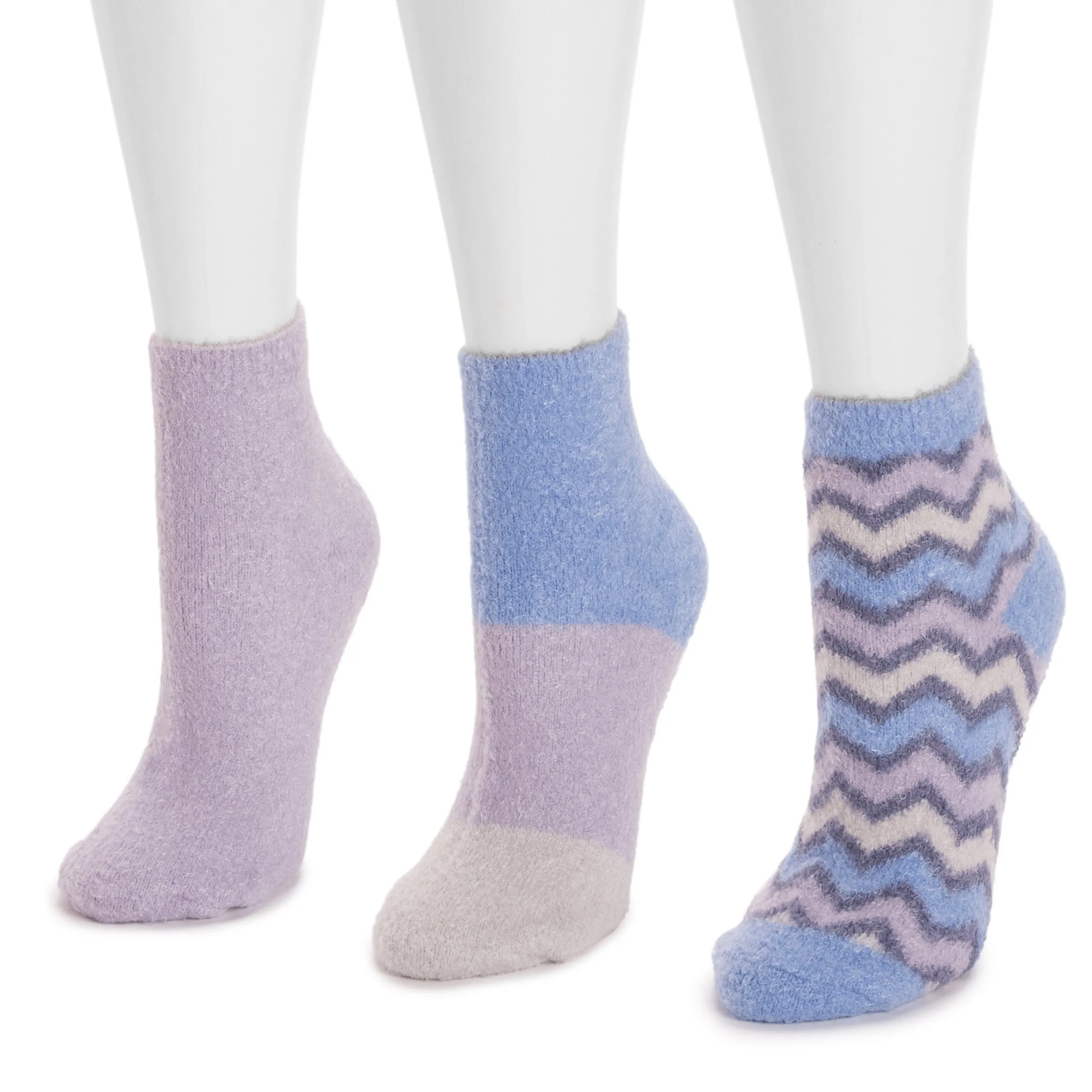Women's 3 Pack Vitamin E Infused Crew Socks