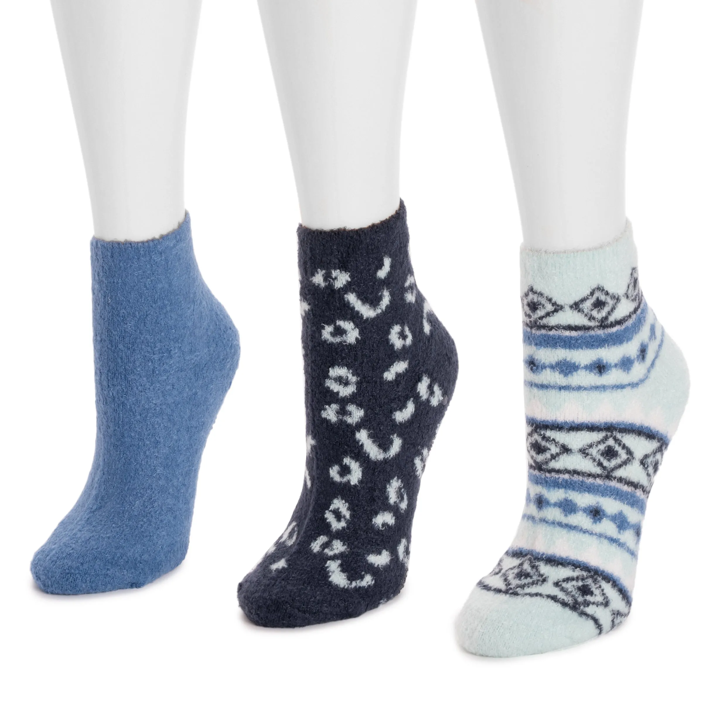 Women's 3 Pack Vitamin E Infused Crew Socks
