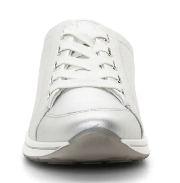 WOMEN'S ARA ORLANDO SLIP-ON SNEAKER | SILVER