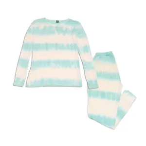 Women's Bamboo Pajama Set (Tie Dye Stripe)