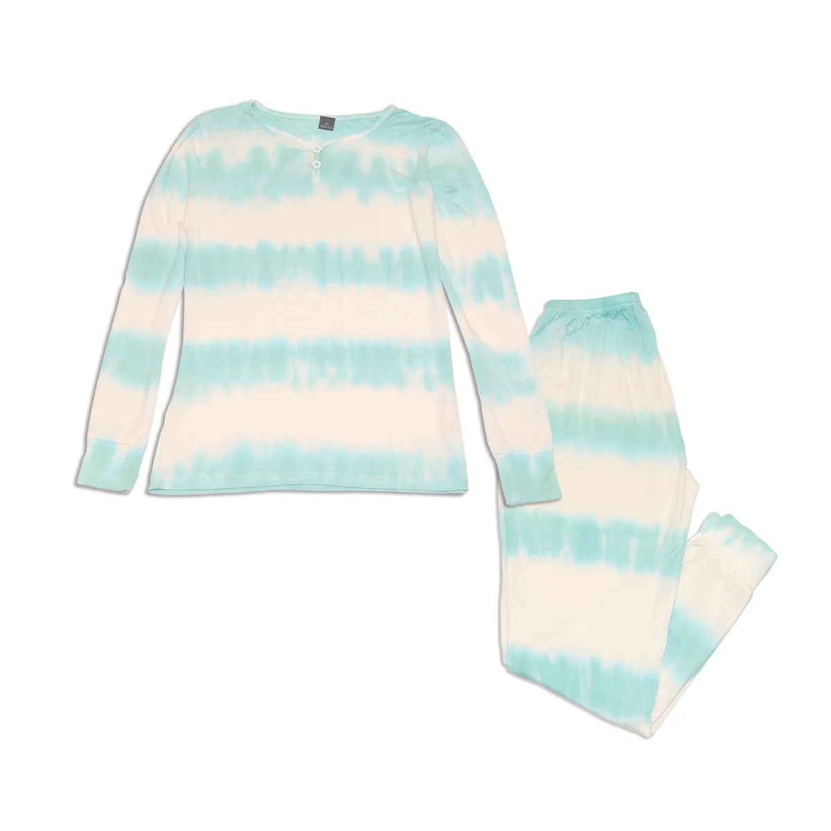 Women's Bamboo Pajama Set (Tie Dye Stripe)