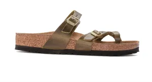 WOMEN'S BIRKENSTOCK MAYARI OILED LEATHER | OLIVE