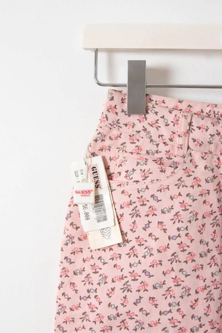Women's BNWT Guess Floral Print Denim Jeans (4)