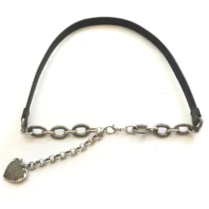 Women's Brighton | Cordoba Reversible Chain Belt | Black Metallic