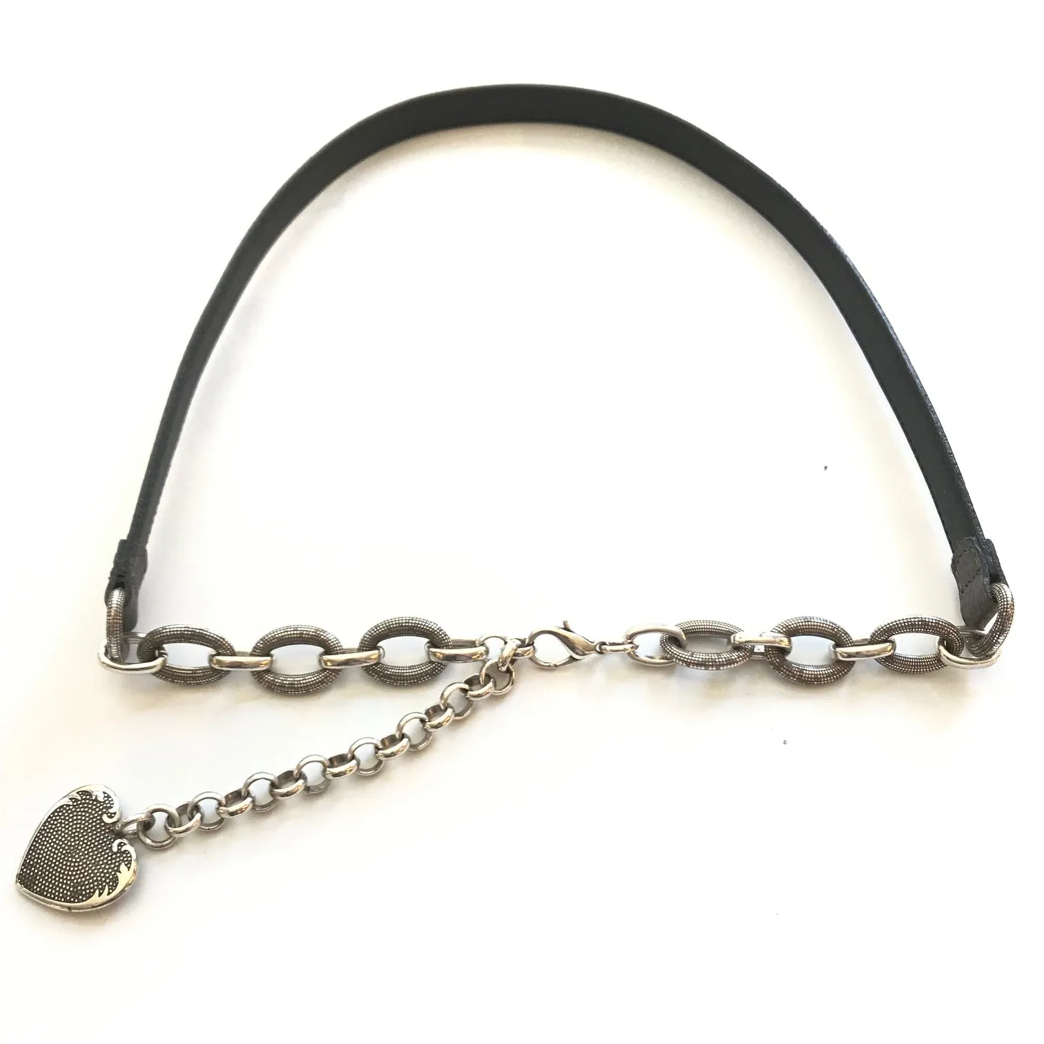 Women's Brighton | Cordoba Reversible Chain Belt | Black Metallic