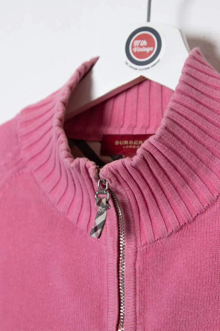Women's Burberry Zip Up Cardigan (S)
