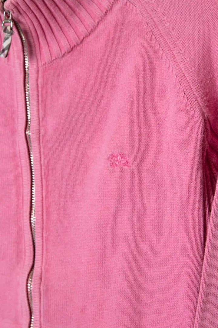 Women's Burberry Zip Up Cardigan (S)