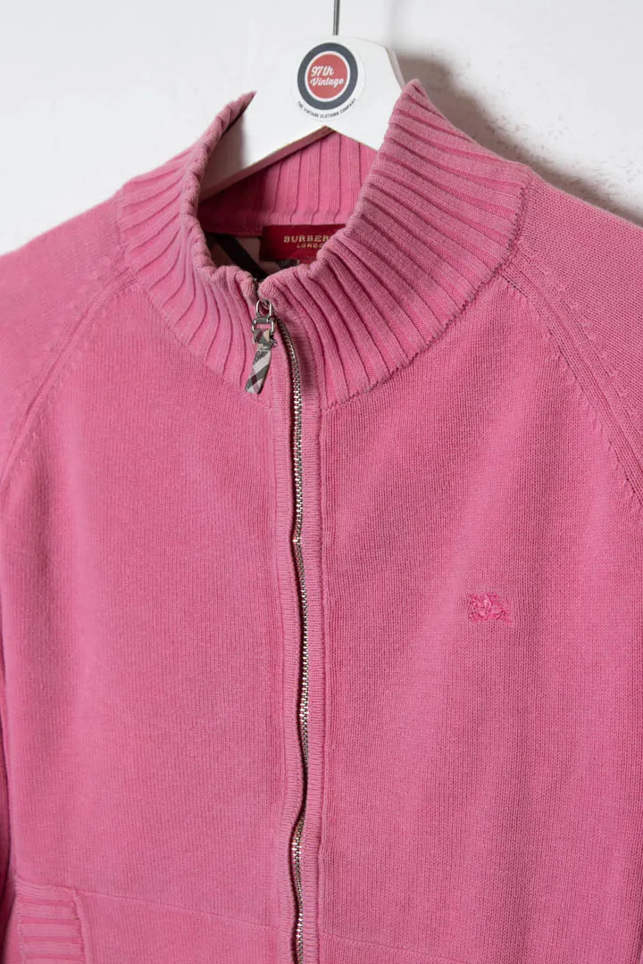 Women's Burberry Zip Up Cardigan (S)