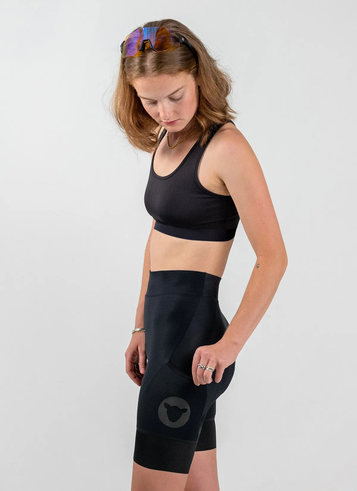 Women's Cargo Shorts - Black