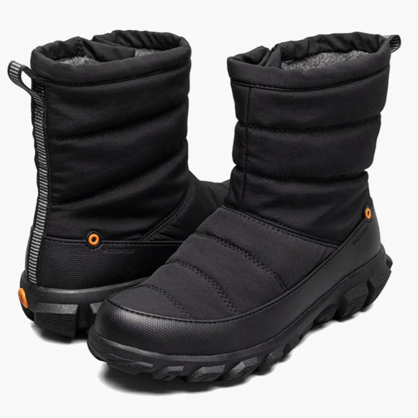 Women's Cedar Quilt Waterproof Boots - Black - 73286