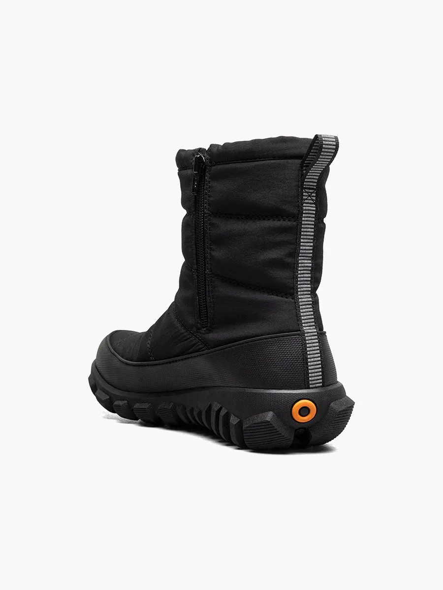 Women's Cedar Quilt Waterproof Boots - Black - 73286