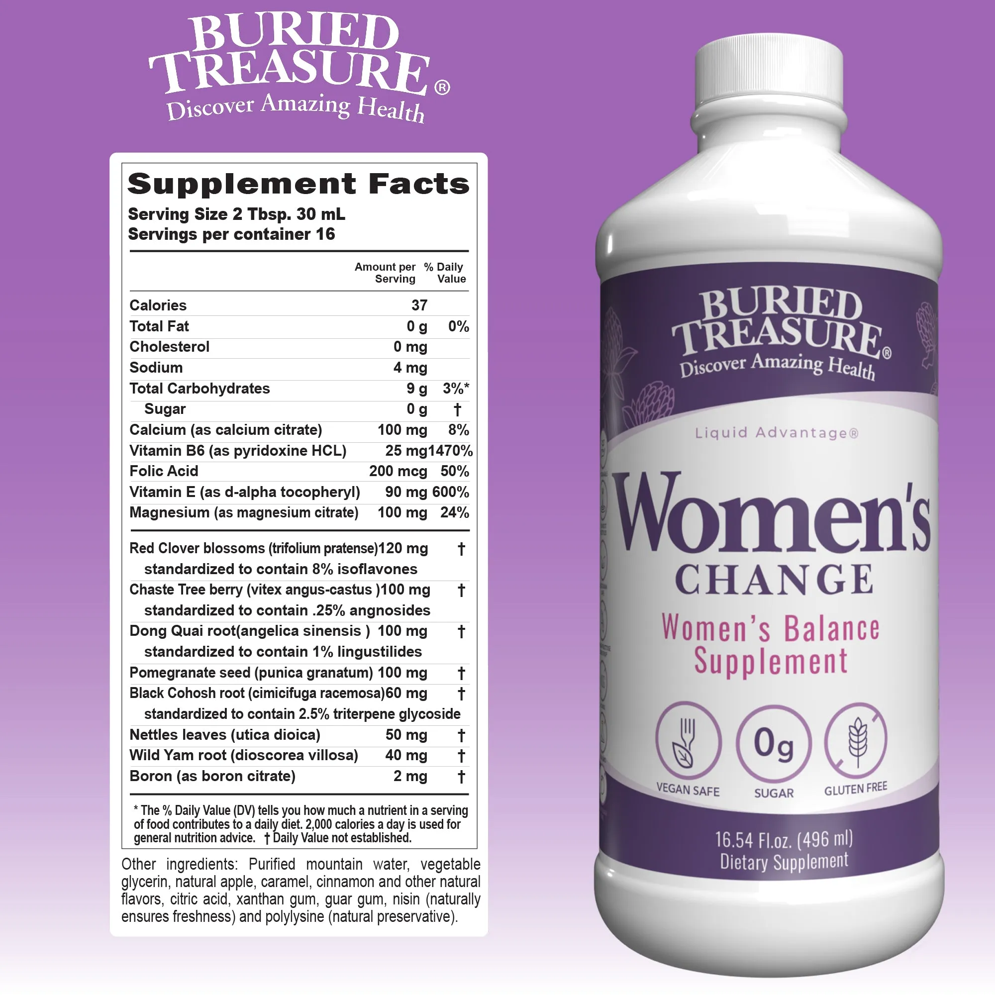 Women's Change – Herbal Blend Supplement, 16 Servings