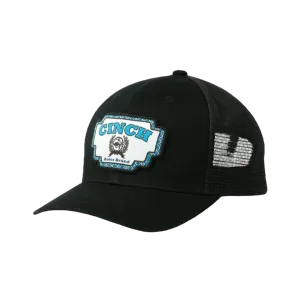 Women's Cinch® Black Rodeo Brand 6 Panel Trucker Hat