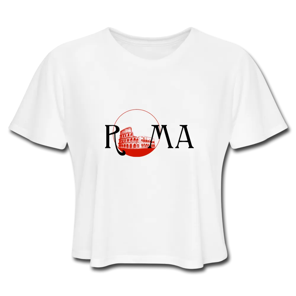Women's Cropped T-Shirt - Rome