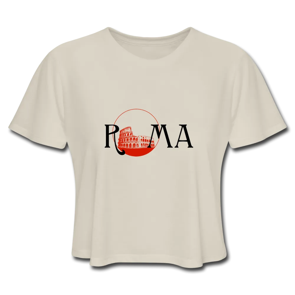Women's Cropped T-Shirt - Rome