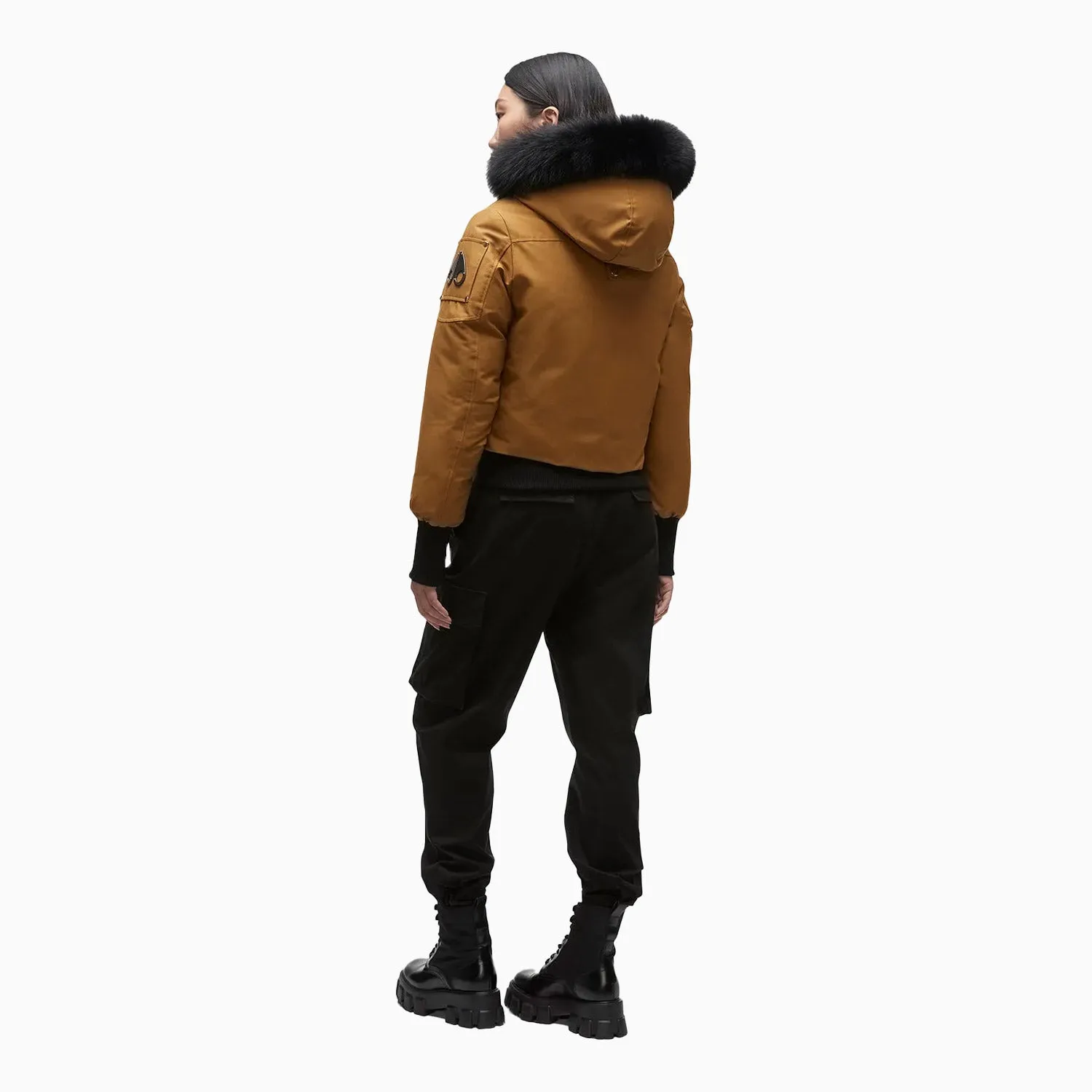 Women's Debbie Bomber Fur Jacket