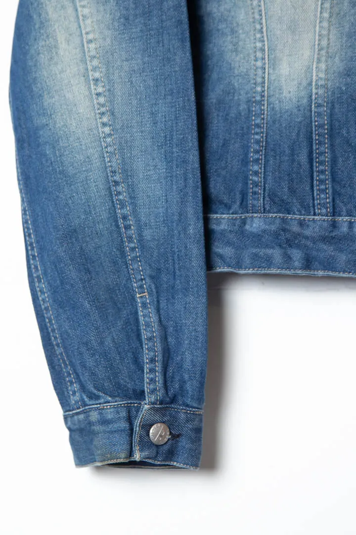 Women's Diesel Kimiti Acid Wash Denim Jacket (S)