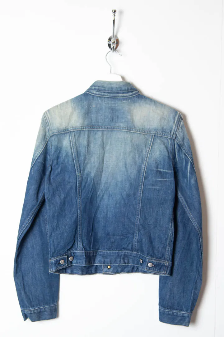 Women's Diesel Kimiti Acid Wash Denim Jacket (S)