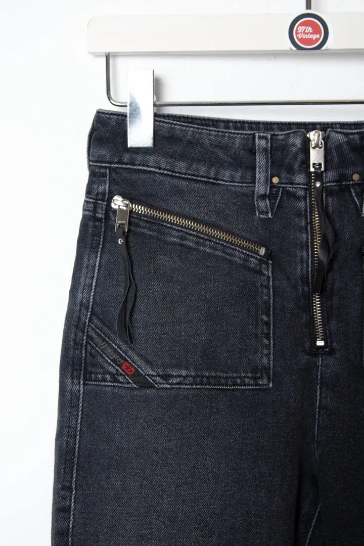Women's Diesel Raw Edge Denim Jeans (6)