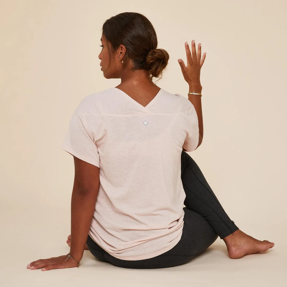 Women's Gentle Yoga T-Shirt - Pale