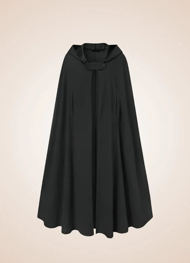 Women's Gothic Victorian Hooded Cape