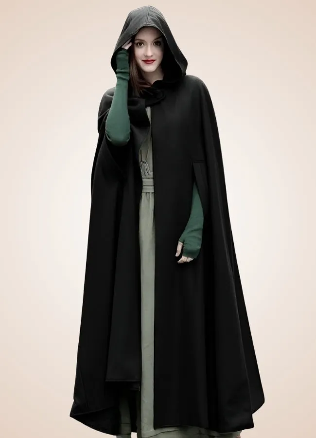 Women's Gothic Victorian Hooded Cape