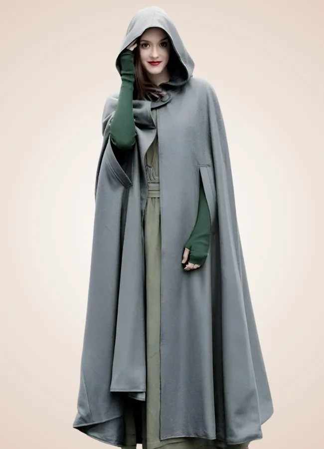 Women's Gothic Victorian Hooded Cape