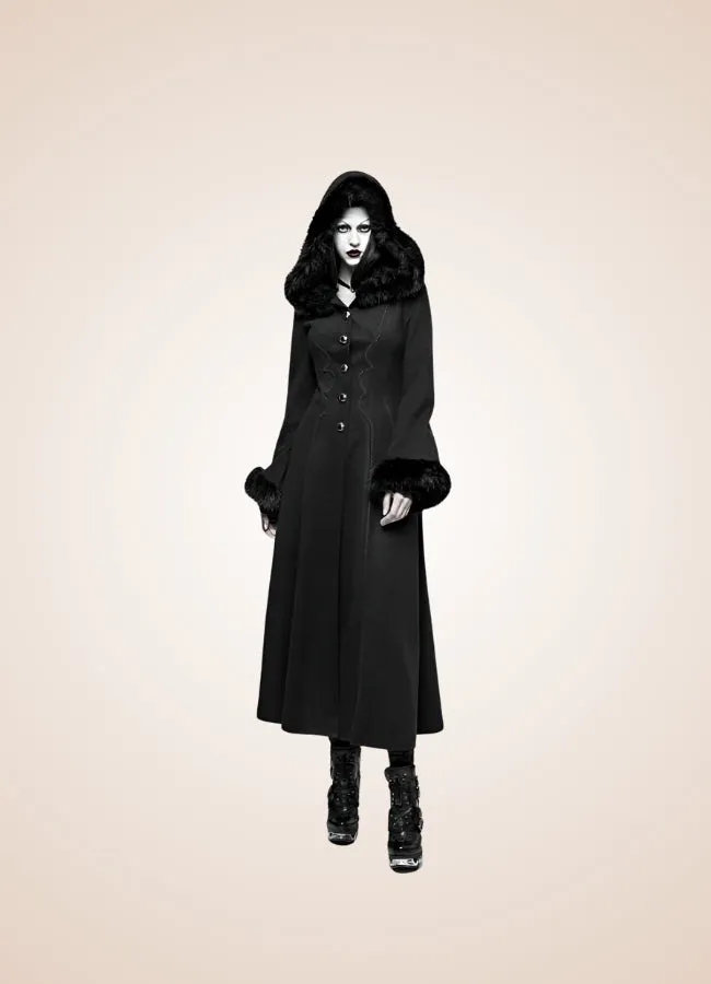 Women's Gothic Winter Hooded Coat