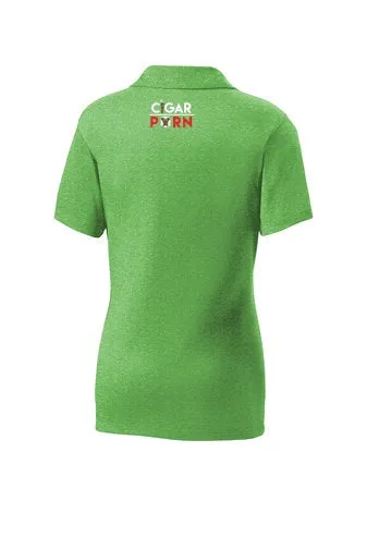 Women's Green Cigar Pxrn Polo