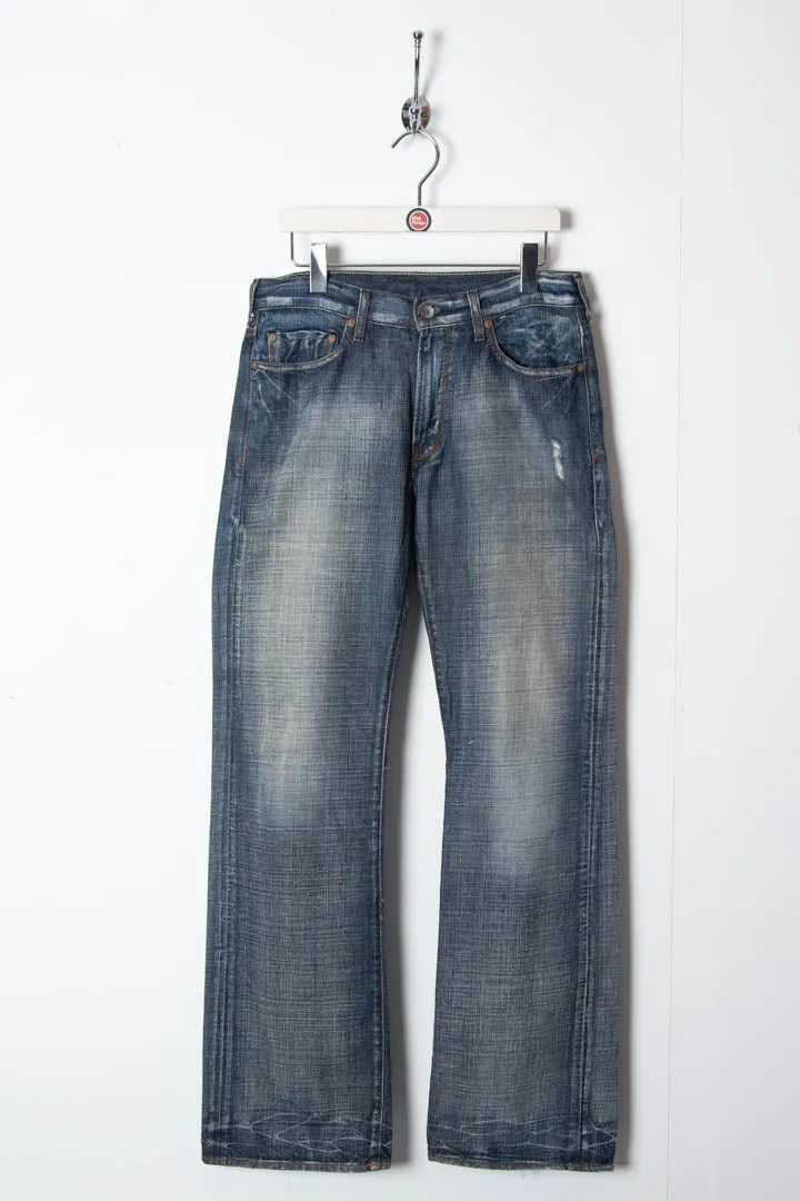 Women's Guess Low Rise Boot Fit Denim Jeans (12)