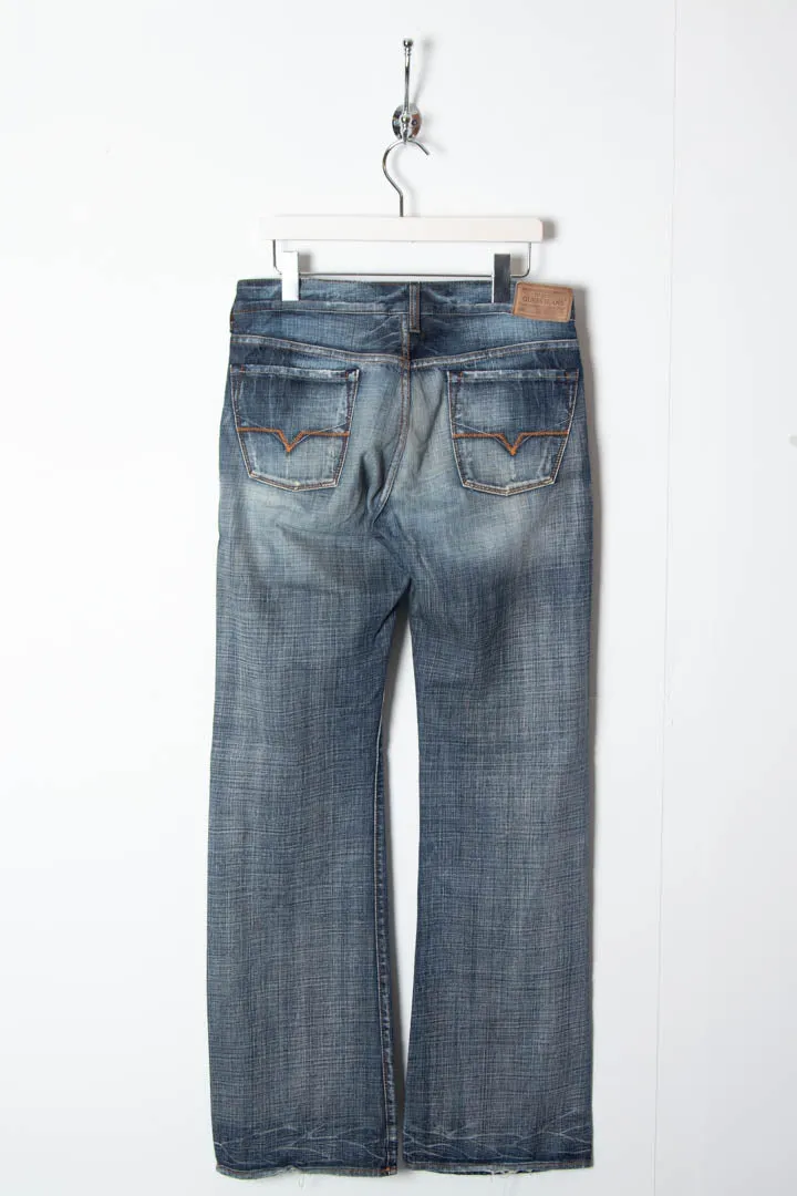 Women's Guess Low Rise Boot Fit Denim Jeans (12)