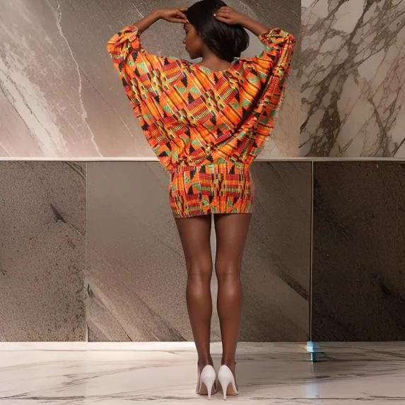 Women's Kente Print Top/Pants
