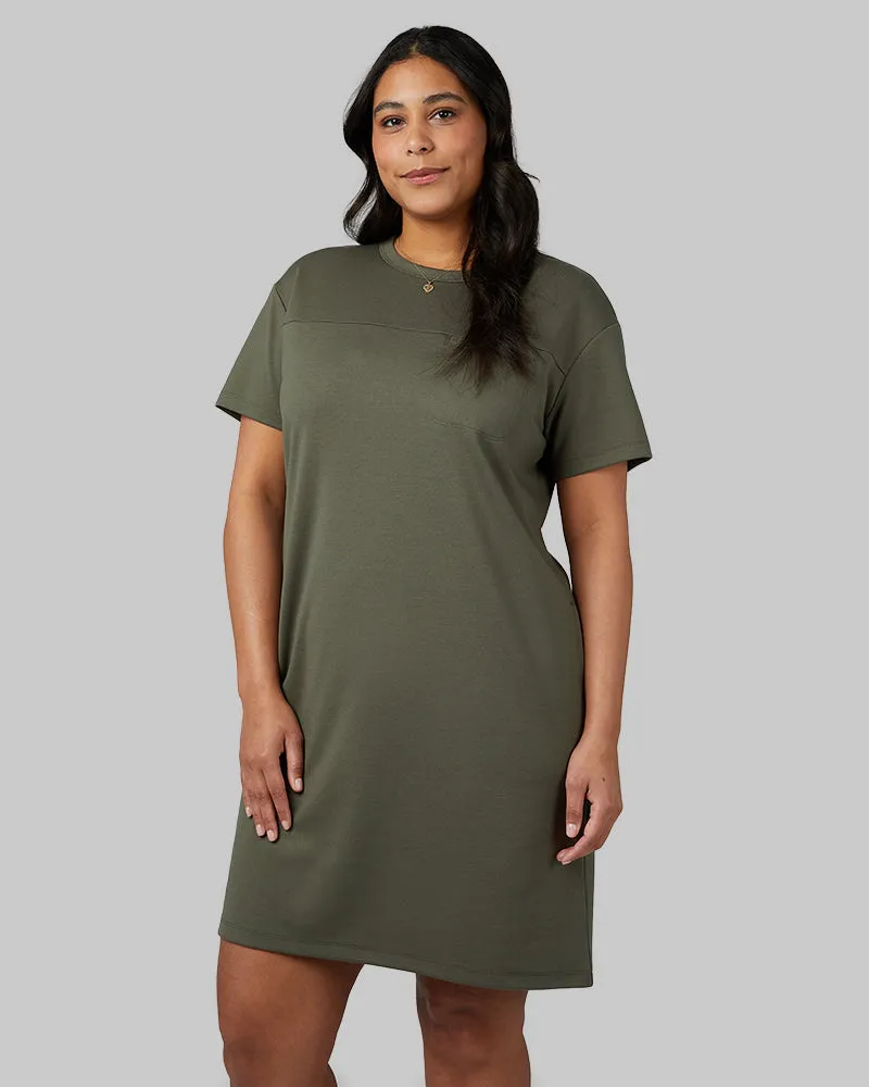 WOMEN'S LUXE KNIT POCKET DRESS