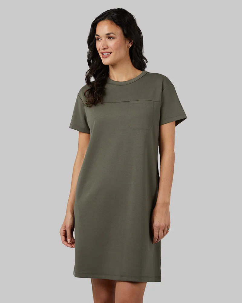 WOMEN'S LUXE KNIT POCKET DRESS
