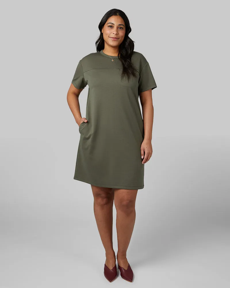 WOMEN'S LUXE KNIT POCKET DRESS