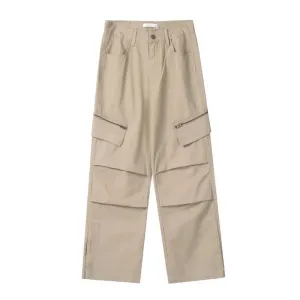 Women's Multi-Pocket Zip Cargo Pants