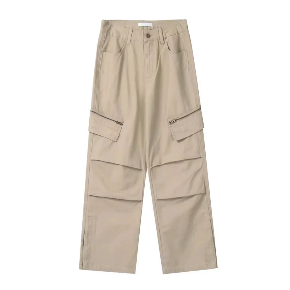 Women's Multi-Pocket Zip Cargo Pants